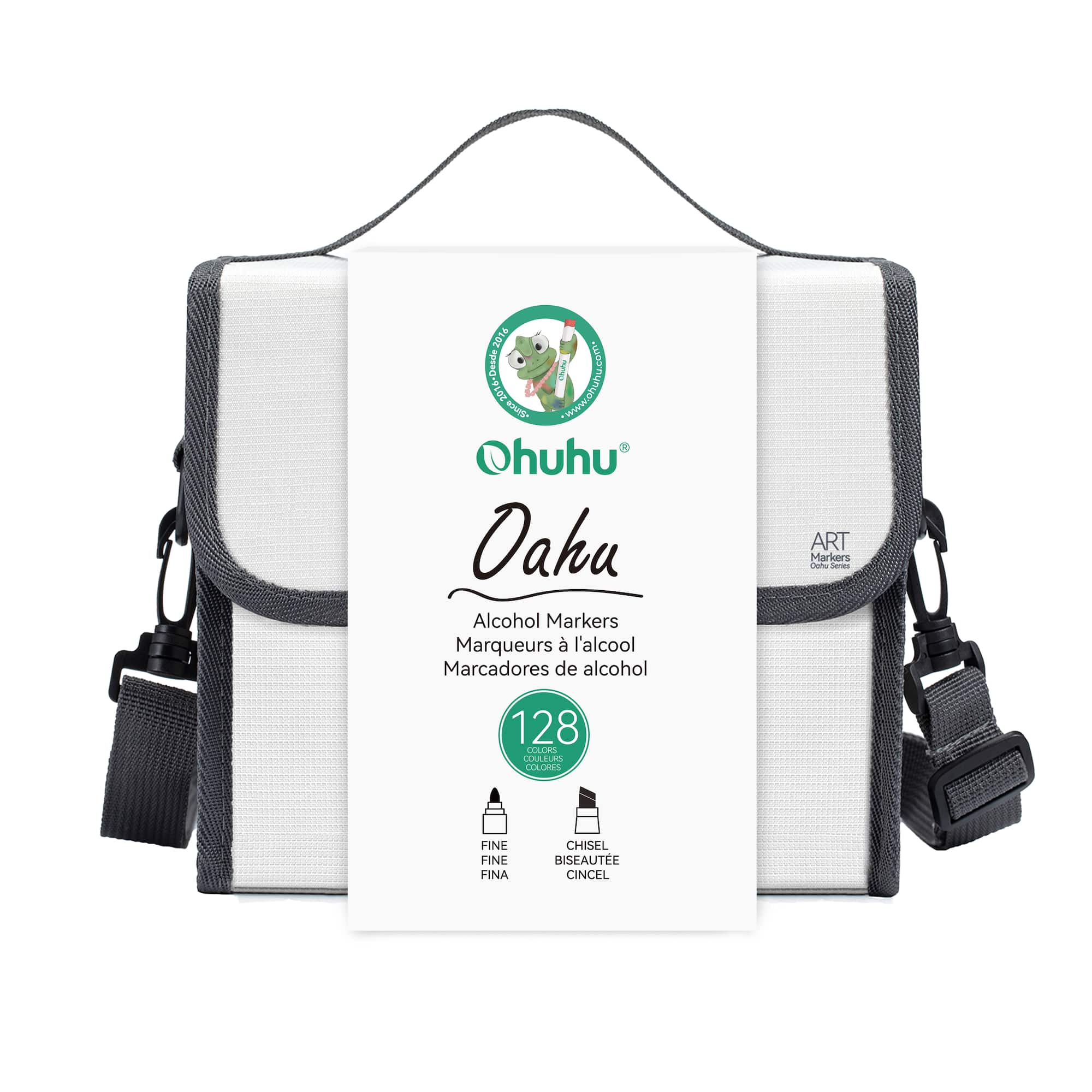 Ohuhu® Oahu 128 Color Basic Alcohol Markers